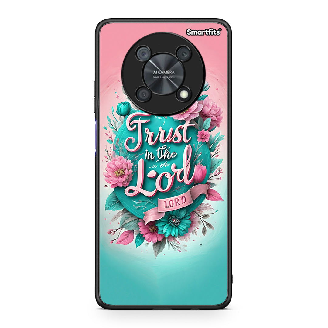 Huawei Nova Y90 Lord Trust θήκη από τη Smartfits με σχέδιο στο πίσω μέρος και μαύρο περίβλημα | Smartphone case with colorful back and black bezels by Smartfits