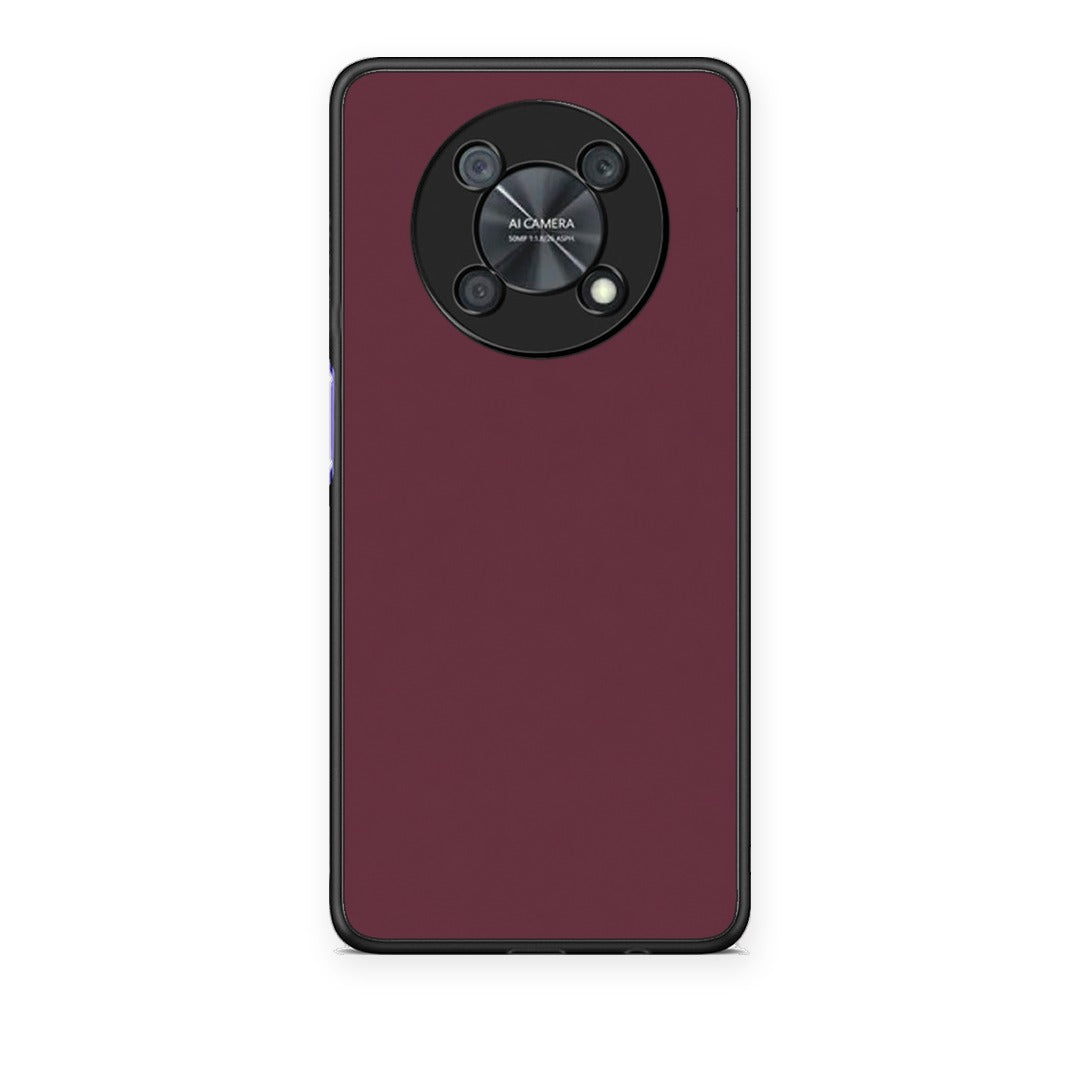 Θήκη Huawei Nova Y90 Muted Burgundy από τη Smartfits με σχέδιο στο πίσω μέρος και μαύρο περίβλημα | Huawei Nova Y90 Muted Burgundy case with colorful back and black bezels
