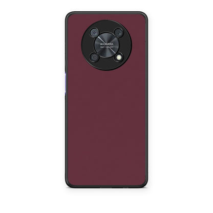 Θήκη Huawei Nova Y90 Muted Burgundy από τη Smartfits με σχέδιο στο πίσω μέρος και μαύρο περίβλημα | Huawei Nova Y90 Muted Burgundy case with colorful back and black bezels