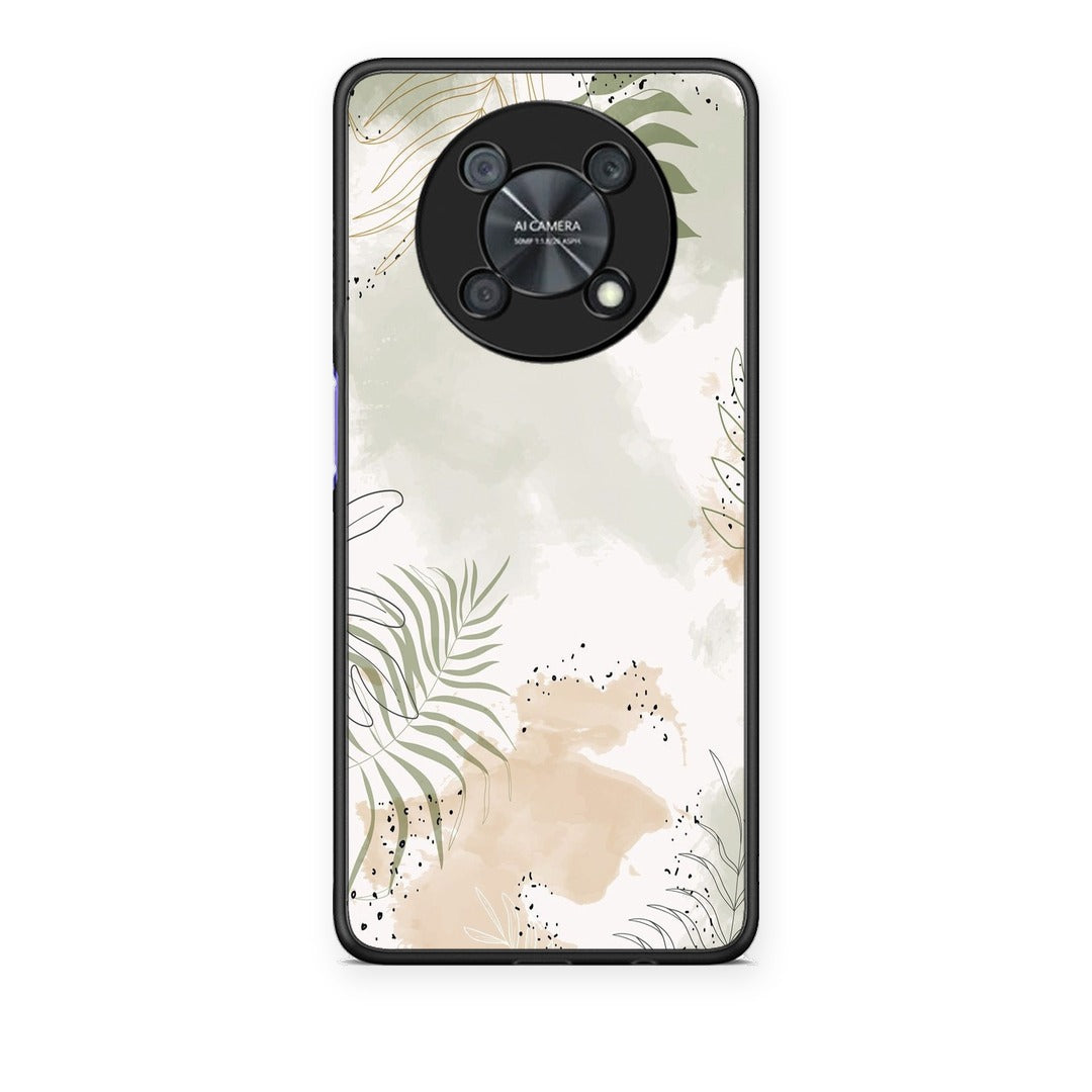 Θήκη Huawei Nova Y90 Nude Plants από τη Smartfits με σχέδιο στο πίσω μέρος και μαύρο περίβλημα | Huawei Nova Y90 Nude Plants case with colorful back and black bezels