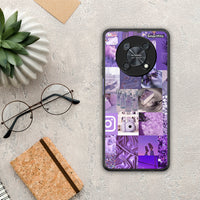 Thumbnail for Purple Aesthetic Collage - Huawei Nova Y90 θήκη