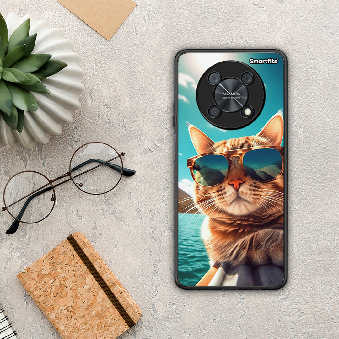 Summer Cat - Huawei Nova Y90 θήκη