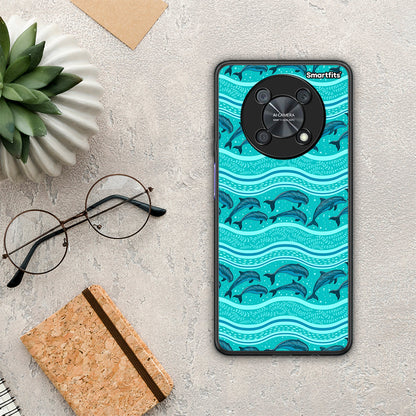 Swimming Dolphins - Huawei Nova Y90 θήκη