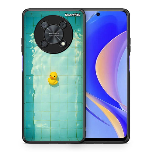 Θήκη Huawei Nova Y90 Yellow Duck από τη Smartfits με σχέδιο στο πίσω μέρος και μαύρο περίβλημα | Huawei Nova Y90 Yellow Duck case with colorful back and black bezels