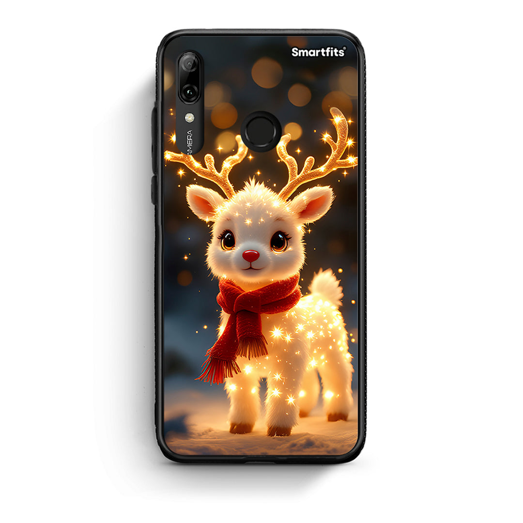 Huawei P Smart 2019 Christmas Cutie θήκη από τη Smartfits με σχέδιο στο πίσω μέρος και μαύρο περίβλημα | Smartphone case with colorful back and black bezels by Smartfits