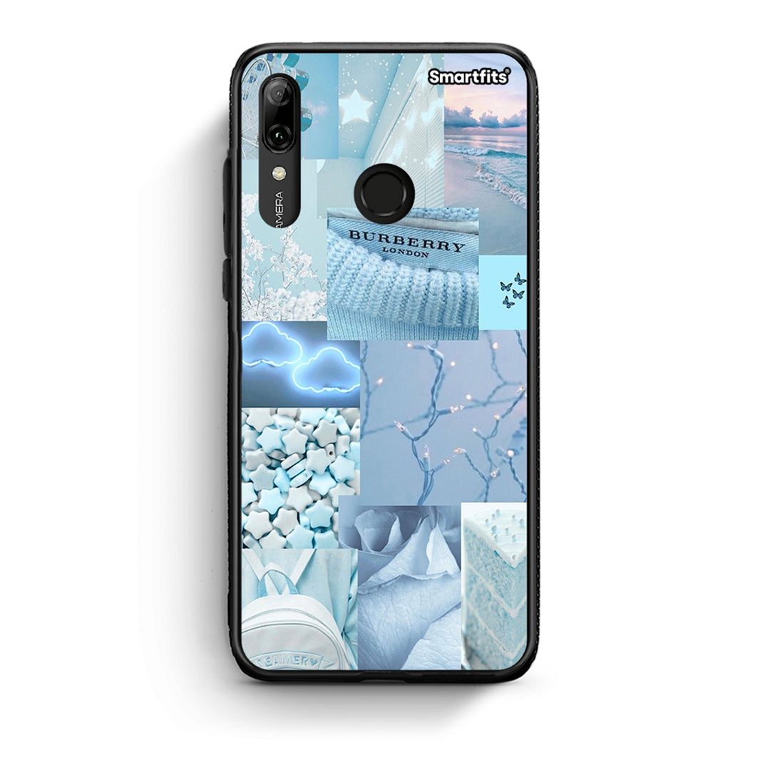 Huawei P Smart 2019 Ciel Aesthetic Collage θήκη από τη Smartfits με σχέδιο στο πίσω μέρος και μαύρο περίβλημα | Smartphone case with colorful back and black bezels by Smartfits