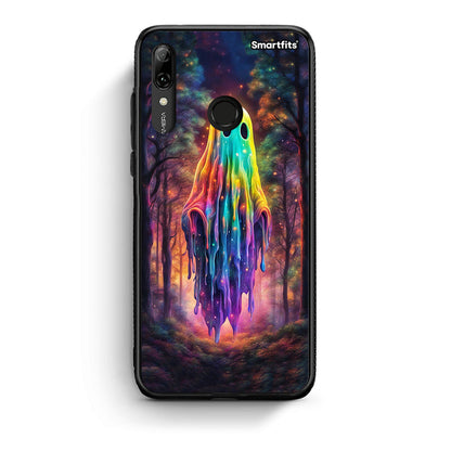 Huawei P Smart 2019 Halloween Ghost θήκη από τη Smartfits με σχέδιο στο πίσω μέρος και μαύρο περίβλημα | Smartphone case with colorful back and black bezels by Smartfits