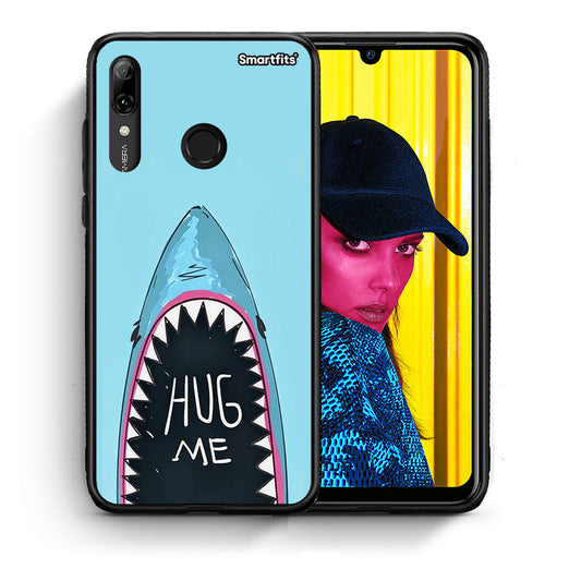 Θήκη Huawei P Smart 2019 Hug Me από τη Smartfits με σχέδιο στο πίσω μέρος και μαύρο περίβλημα | Huawei P Smart 2019 Hug Me case with colorful back and black bezels