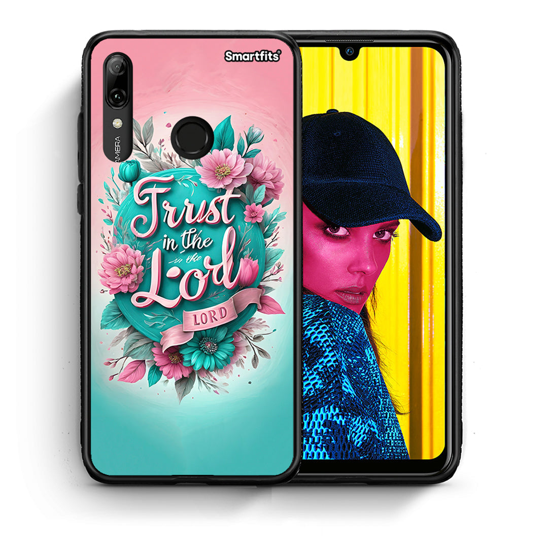 Θήκη Huawei P Smart 2019 Lord Trust από τη Smartfits με σχέδιο στο πίσω μέρος και μαύρο περίβλημα | Huawei P Smart 2019 Lord Trust case with colorful back and black bezels