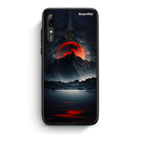 Thumbnail for Huawei P Smart 2019 Red Full Moon θήκη από τη Smartfits με σχέδιο στο πίσω μέρος και μαύρο περίβλημα | Smartphone case with colorful back and black bezels by Smartfits