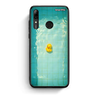 Thumbnail for Huawei P Smart 2019 Yellow Duck θήκη από τη Smartfits με σχέδιο στο πίσω μέρος και μαύρο περίβλημα | Smartphone case with colorful back and black bezels by Smartfits