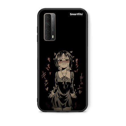 Θήκη Huawei P Smart 2021 Anime Girl από τη Smartfits με σχέδιο στο πίσω μέρος και μαύρο περίβλημα | Huawei P Smart 2021 Anime Girl case with colorful back and black bezels