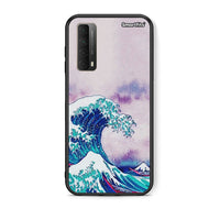 Thumbnail for Θήκη Huawei P Smart 2021 Blue Waves από τη Smartfits με σχέδιο στο πίσω μέρος και μαύρο περίβλημα | Huawei P Smart 2021 Blue Waves case with colorful back and black bezels