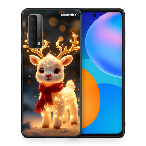 Θήκη Huawei P Smart 2021 Christmas Cutie από τη Smartfits με σχέδιο στο πίσω μέρος και μαύρο περίβλημα | Huawei P Smart 2021 Christmas Cutie case with colorful back and black bezels