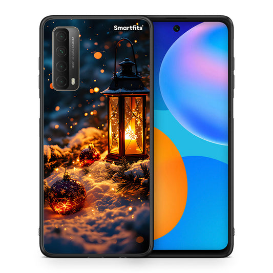 Θήκη Huawei P Smart 2021 Christmas Ornaments από τη Smartfits με σχέδιο στο πίσω μέρος και μαύρο περίβλημα | Huawei P Smart 2021 Christmas Ornaments case with colorful back and black bezels