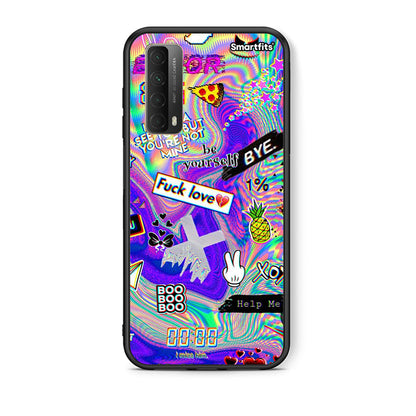 Θήκη Huawei P Smart 2021 Game Over από τη Smartfits με σχέδιο στο πίσω μέρος και μαύρο περίβλημα | Huawei P Smart 2021 Game Over case with colorful back and black bezels