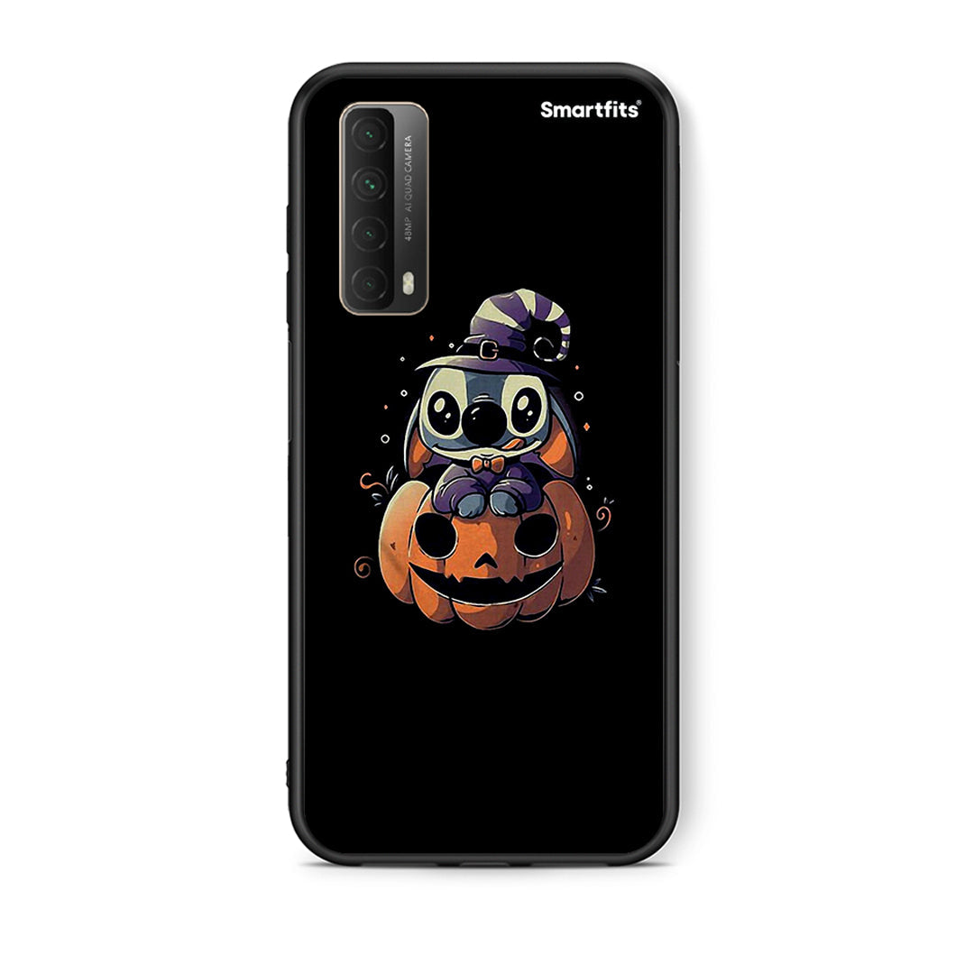 Θήκη Huawei P Smart 2021 Halloween Stitch από τη Smartfits με σχέδιο στο πίσω μέρος και μαύρο περίβλημα | Huawei P Smart 2021 Halloween Stitch case with colorful back and black bezels