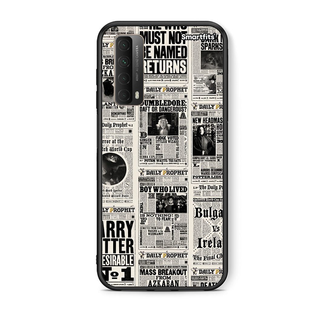 Θήκη Huawei P Smart 2021 Harry Paper από τη Smartfits με σχέδιο στο πίσω μέρος και μαύρο περίβλημα | Huawei P Smart 2021 Harry Paper case with colorful back and black bezels