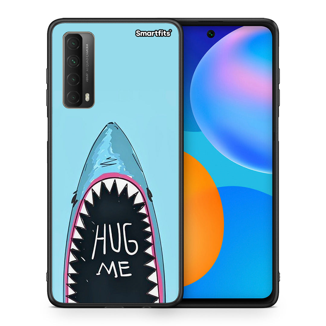 Θήκη Huawei P Smart 2021 Hug Me από τη Smartfits με σχέδιο στο πίσω μέρος και μαύρο περίβλημα | Huawei P Smart 2021 Hug Me case with colorful back and black bezels