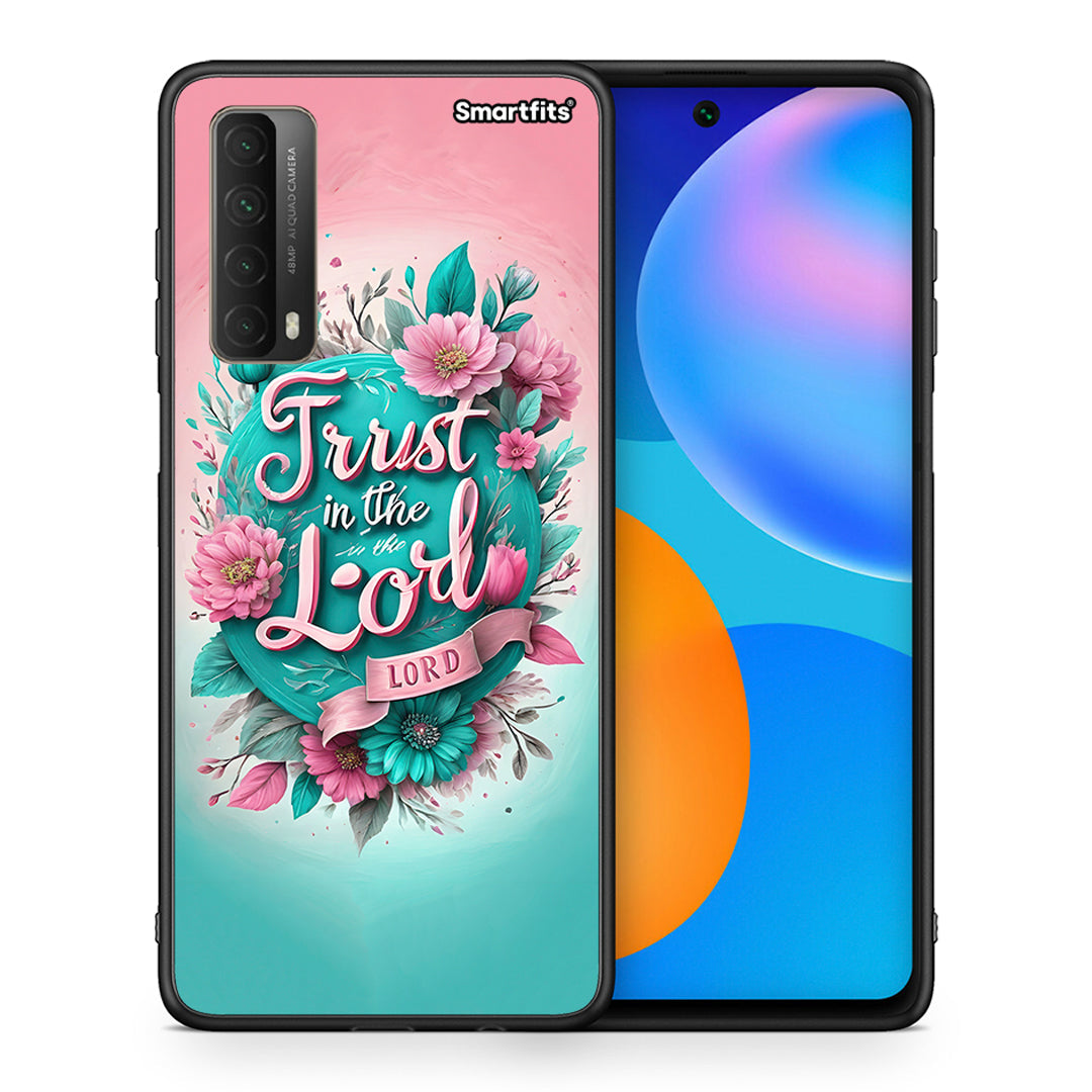 Θήκη Huawei P Smart 2021 Lord Trust από τη Smartfits με σχέδιο στο πίσω μέρος και μαύρο περίβλημα | Huawei P Smart 2021 Lord Trust case with colorful back and black bezels