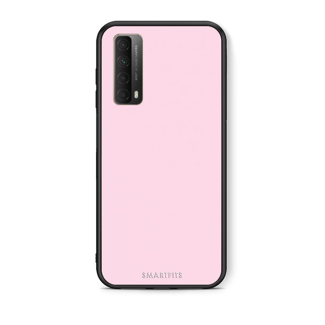 Θήκη Huawei P Smart 2021 Pale Pink από τη Smartfits με σχέδιο στο πίσω μέρος και μαύρο περίβλημα | Huawei P Smart 2021 Pale Pink case with colorful back and black bezels