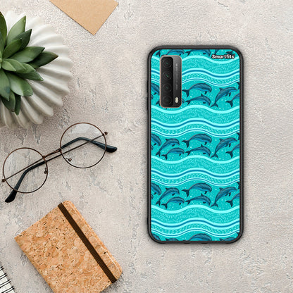 Swimming Dolphins - Huawei P Smart 2021 θήκη