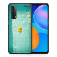 Thumbnail for Θήκη Huawei P Smart 2021 Yellow Duck από τη Smartfits με σχέδιο στο πίσω μέρος και μαύρο περίβλημα | Huawei P Smart 2021 Yellow Duck case with colorful back and black bezels