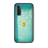 Thumbnail for Θήκη Huawei P Smart 2021 Yellow Duck από τη Smartfits με σχέδιο στο πίσω μέρος και μαύρο περίβλημα | Huawei P Smart 2021 Yellow Duck case with colorful back and black bezels