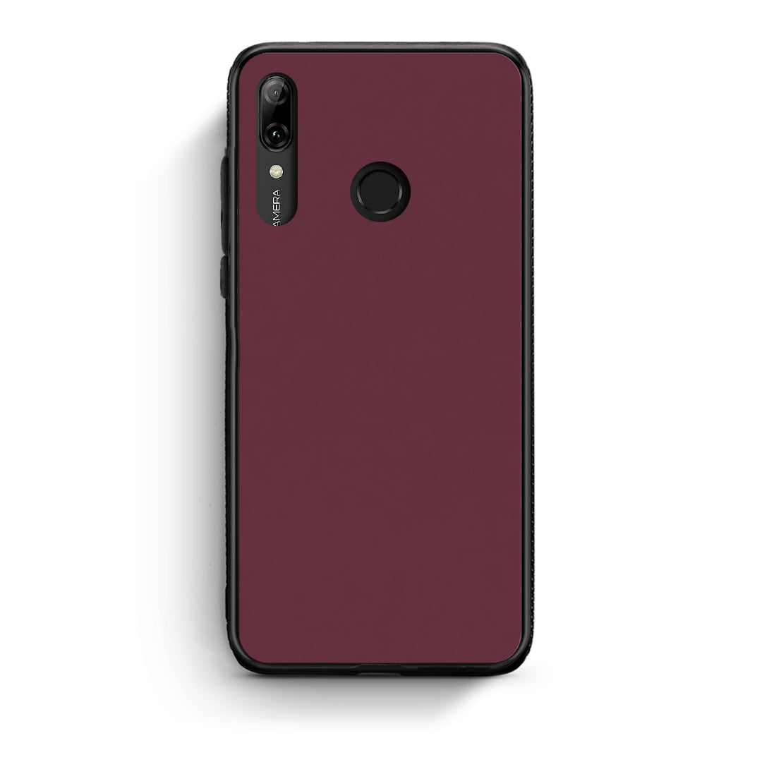 Θήκη Huawei P Smart 2019 Muted Burgundy από τη Smartfits με σχέδιο στο πίσω μέρος και μαύρο περίβλημα | Huawei P Smart 2019 Muted Burgundy case with colorful back and black bezels