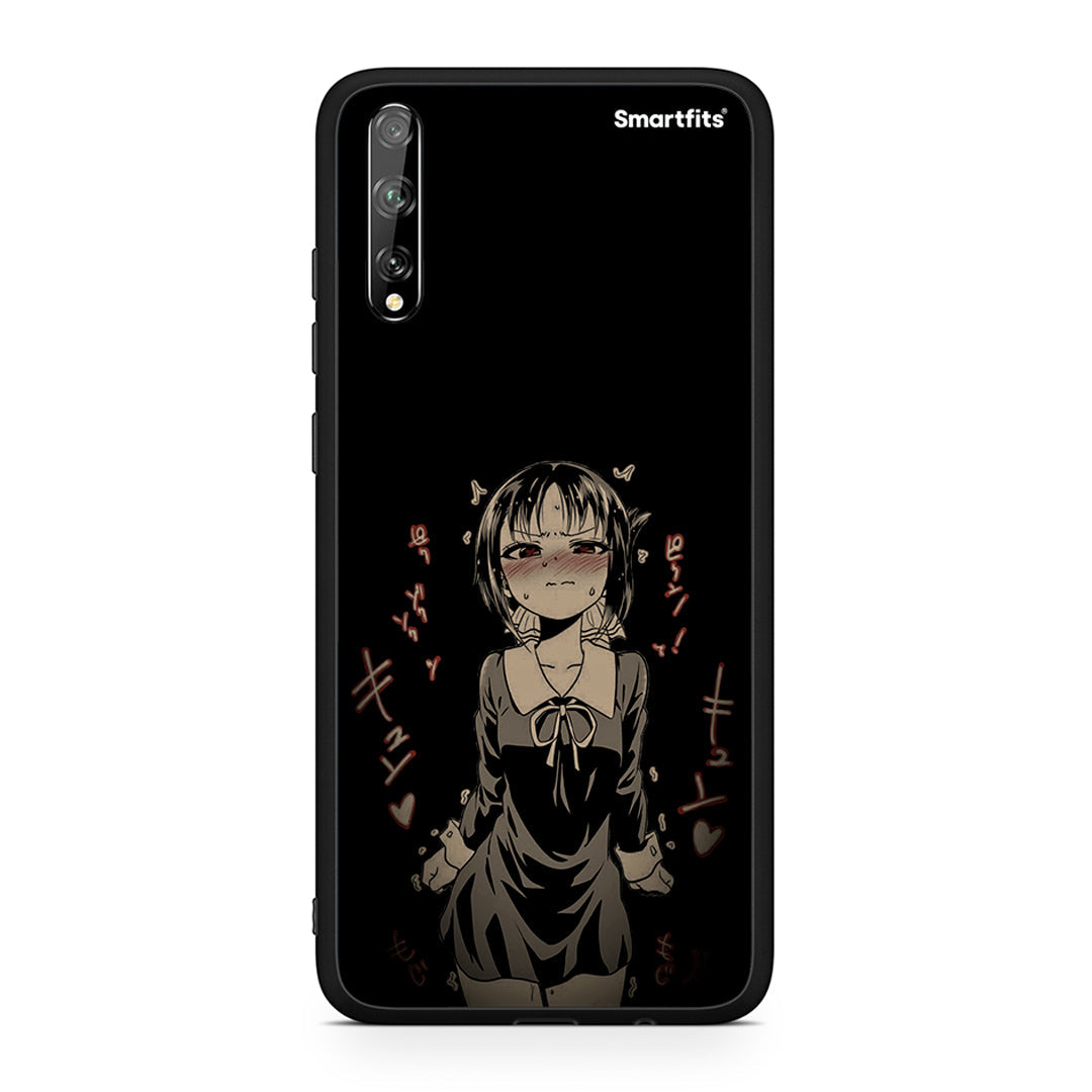 Huawei P Smart S Anime Girl θήκη από τη Smartfits με σχέδιο στο πίσω μέρος και μαύρο περίβλημα | Smartphone case with colorful back and black bezels by Smartfits