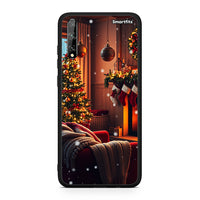 Thumbnail for Huawei P Smart S Home For Christmas θήκη από τη Smartfits με σχέδιο στο πίσω μέρος και μαύρο περίβλημα | Smartphone case with colorful back and black bezels by Smartfits