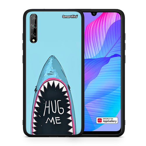 Θήκη Huawei P Smart S Hug Me από τη Smartfits με σχέδιο στο πίσω μέρος και μαύρο περίβλημα | Huawei P Smart S Hug Me case with colorful back and black bezels