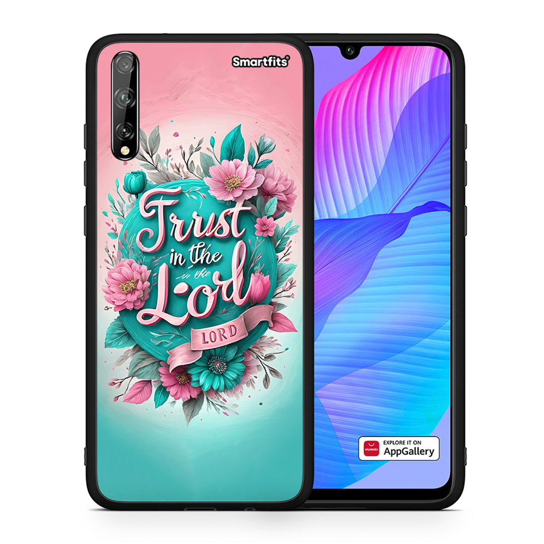 Θήκη Huawei P Smart S Lord Trust από τη Smartfits με σχέδιο στο πίσω μέρος και μαύρο περίβλημα | Huawei P Smart S Lord Trust case with colorful back and black bezels