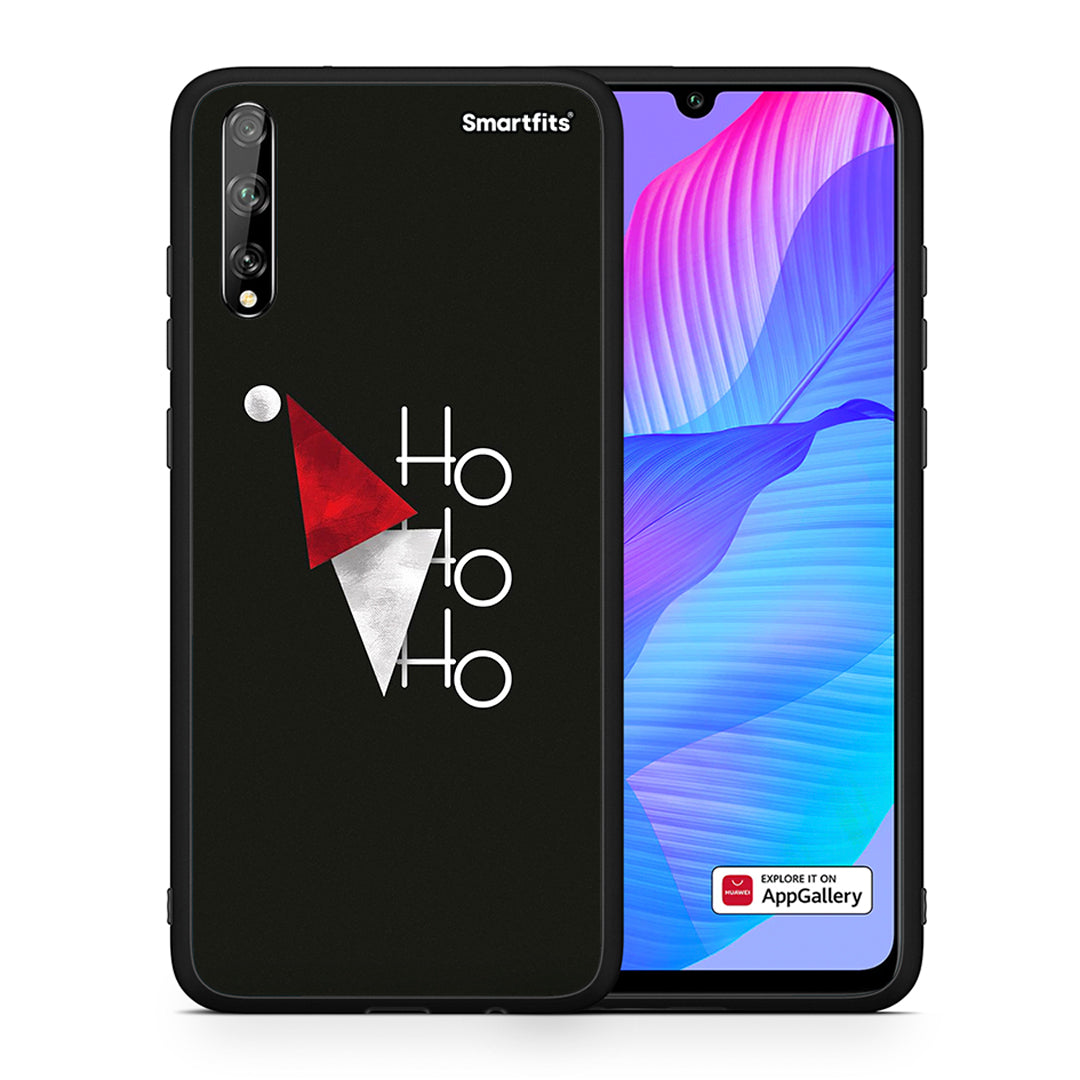 Θήκη Huawei P Smart S Minimal Christmas από τη Smartfits με σχέδιο στο πίσω μέρος και μαύρο περίβλημα | Huawei P Smart S Minimal Christmas case with colorful back and black bezels