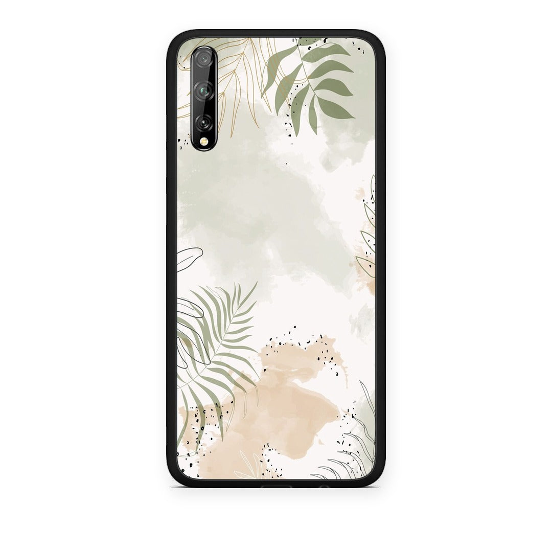 Θήκη Huawei P Smart S Nude Plants από τη Smartfits με σχέδιο στο πίσω μέρος και μαύρο περίβλημα | Huawei P Smart S Nude Plants case with colorful back and black bezels