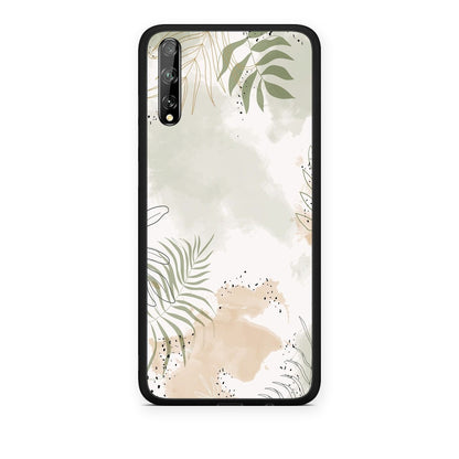 Θήκη Huawei P Smart S Nude Plants από τη Smartfits με σχέδιο στο πίσω μέρος και μαύρο περίβλημα | Huawei P Smart S Nude Plants case with colorful back and black bezels