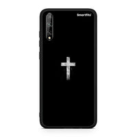 Thumbnail for Huawei P Smart S White Cross θήκη από τη Smartfits με σχέδιο στο πίσω μέρος και μαύρο περίβλημα | Smartphone case with colorful back and black bezels by Smartfits