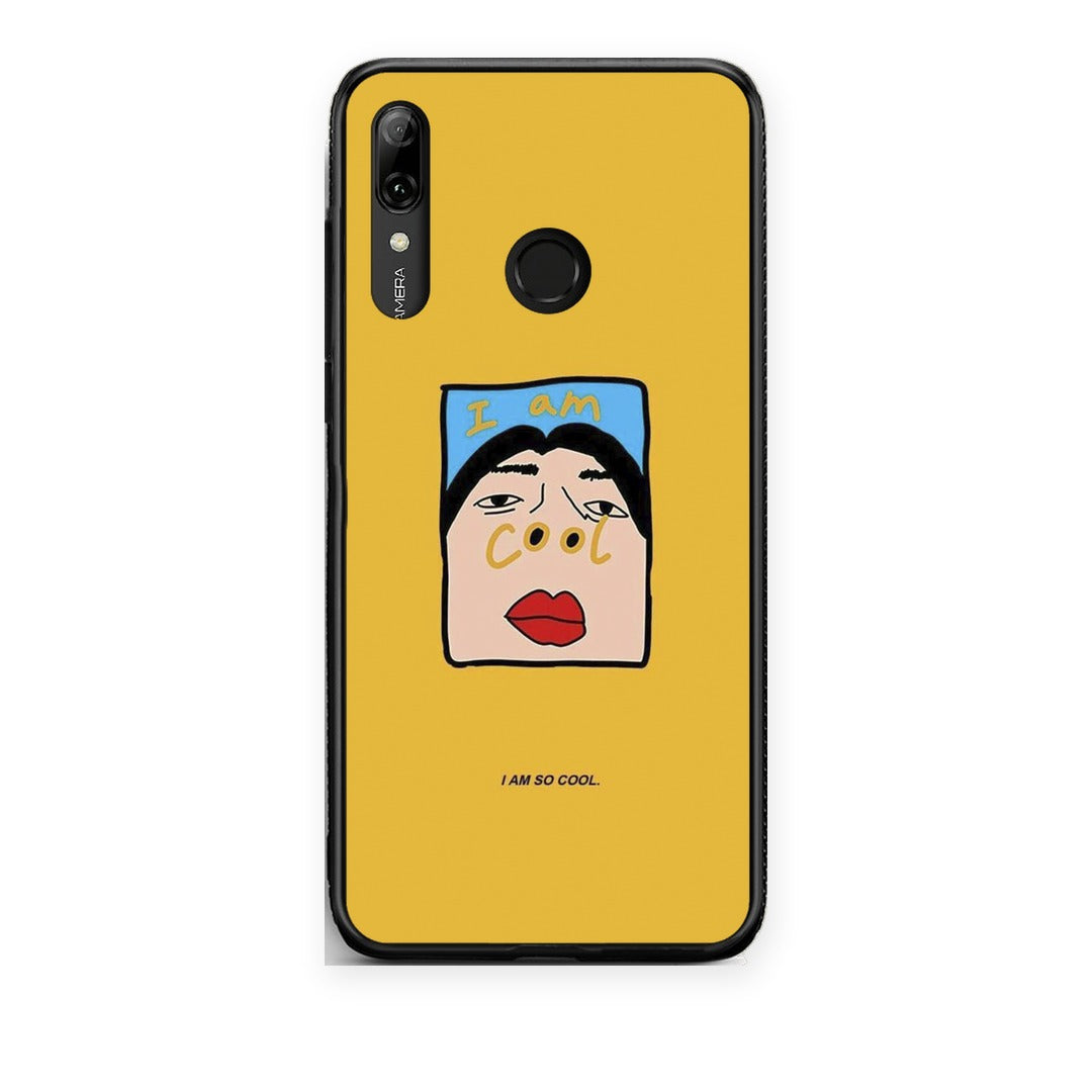 Θήκη Huawei P Smart 2019 So Cool από τη Smartfits με σχέδιο στο πίσω μέρος και μαύρο περίβλημα | Huawei P Smart 2019 So Cool case with colorful back and black bezels