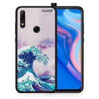 Thumbnail for Θήκη Huawei P Smart Z Blue Waves από τη Smartfits με σχέδιο στο πίσω μέρος και μαύρο περίβλημα | Huawei P Smart Z Blue Waves case with colorful back and black bezels