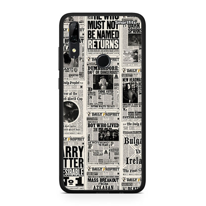 Huawei P Smart Z Harry Paper θήκη από τη Smartfits με σχέδιο στο πίσω μέρος και μαύρο περίβλημα | Smartphone case with colorful back and black bezels by Smartfits