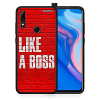 Thumbnail for Θήκη Huawei P Smart Z Like A Boss από τη Smartfits με σχέδιο στο πίσω μέρος και μαύρο περίβλημα | Huawei P Smart Z Like A Boss case with colorful back and black bezels