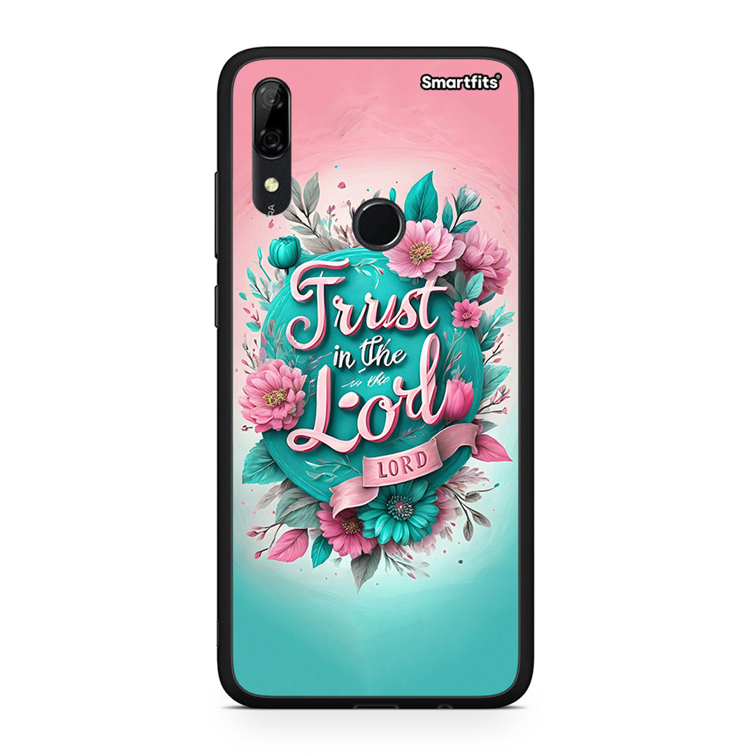Huawei P Smart Z Lord Trust θήκη από τη Smartfits με σχέδιο στο πίσω μέρος και μαύρο περίβλημα | Smartphone case with colorful back and black bezels by Smartfits