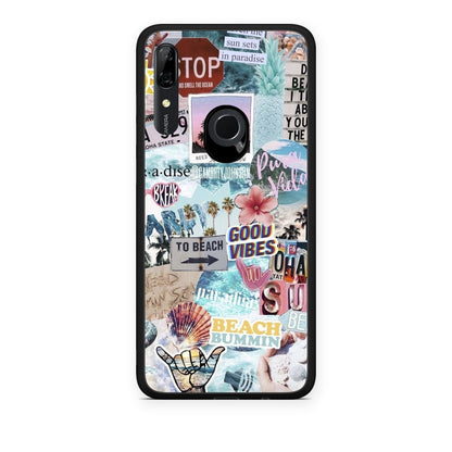 Θήκη Huawei P Smart Z Summer Vibes από τη Smartfits με σχέδιο στο πίσω μέρος και μαύρο περίβλημα | Huawei P Smart Z Summer Vibes case with colorful back and black bezels