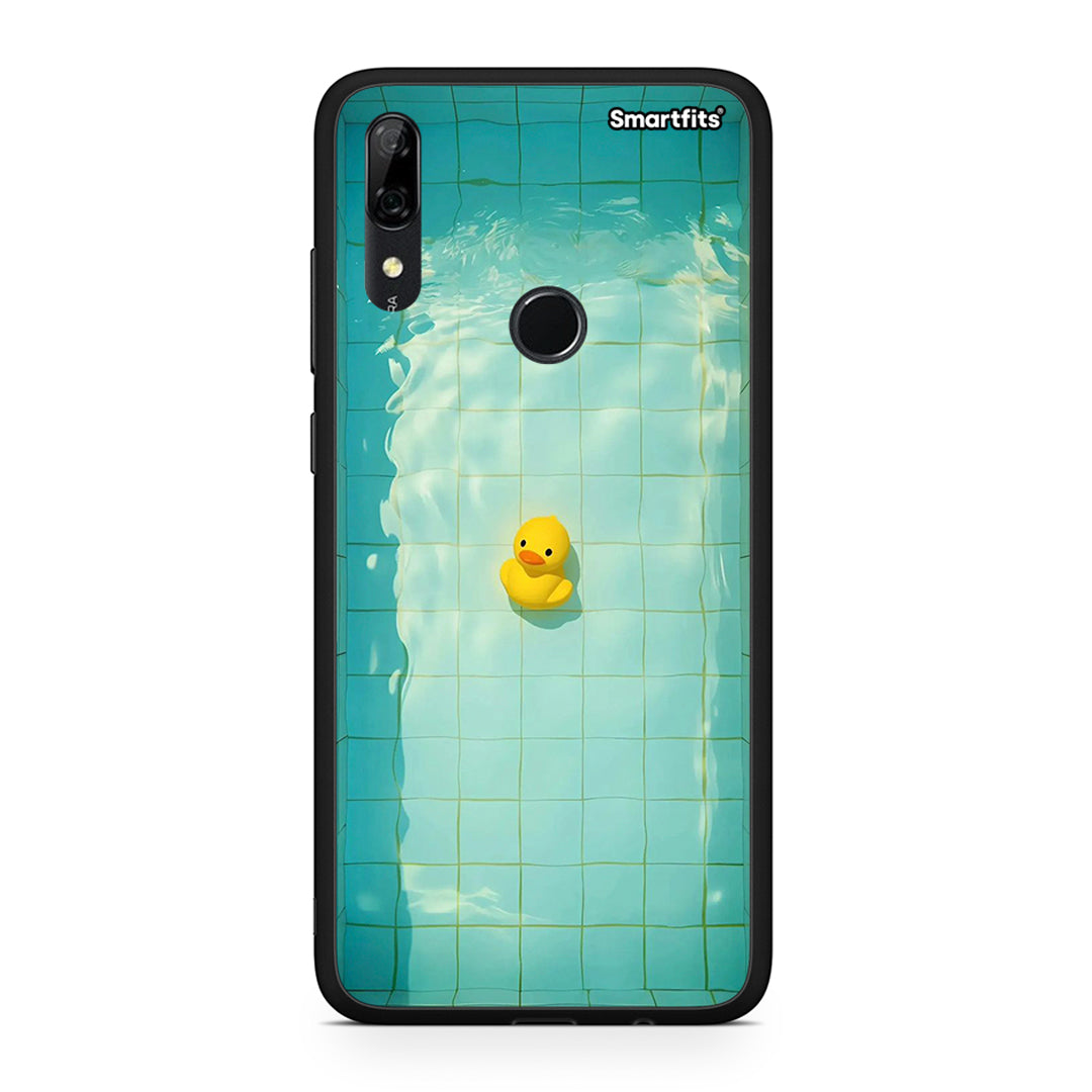 Huawei P Smart Z Yellow Duck θήκη από τη Smartfits με σχέδιο στο πίσω μέρος και μαύρο περίβλημα | Smartphone case with colorful back and black bezels by Smartfits
