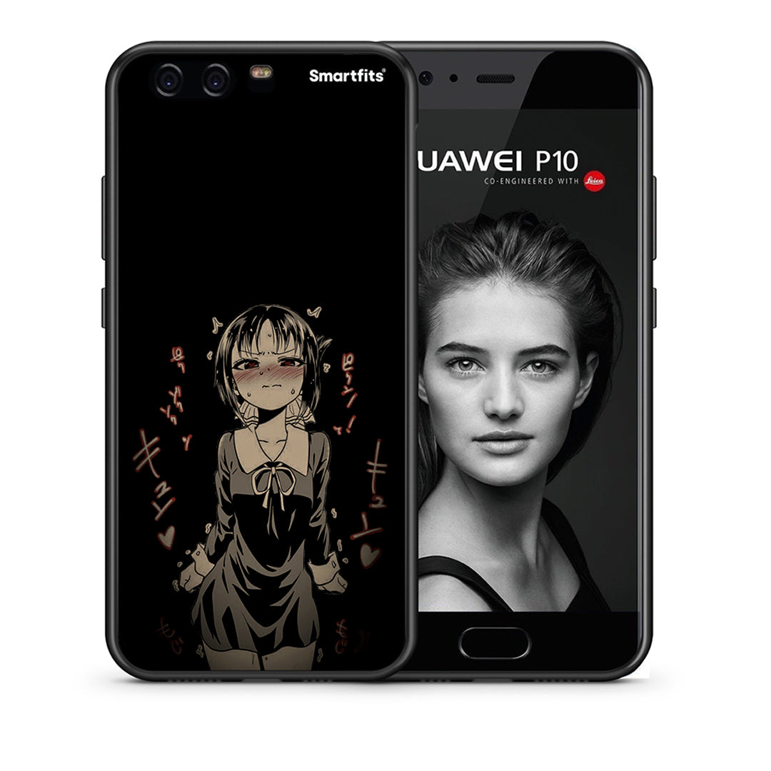 Θήκη Huawei P10 Anime Girl από τη Smartfits με σχέδιο στο πίσω μέρος και μαύρο περίβλημα | Huawei P10 Anime Girl case with colorful back and black bezels