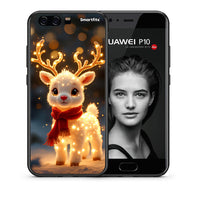 Thumbnail for Θήκη Huawei P10 Christmas Cutie από τη Smartfits με σχέδιο στο πίσω μέρος και μαύρο περίβλημα | Huawei P10 Christmas Cutie case with colorful back and black bezels