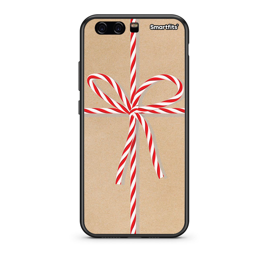 Huawei P10 Lite Christmas Gift θήκη από τη Smartfits με σχέδιο στο πίσω μέρος και μαύρο περίβλημα | Smartphone case with colorful back and black bezels by Smartfits