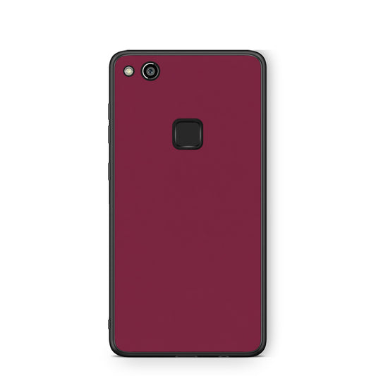 Θήκη Huawei P10 Lite Burgundy από τη Smartfits με σχέδιο στο πίσω μέρος και μαύρο περίβλημα | Huawei P10 Lite Burgundy case with colorful back and black bezels