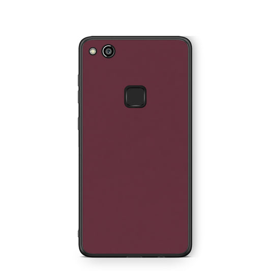 Θήκη Huawei P10 Lite Muted Burgundy από τη Smartfits με σχέδιο στο πίσω μέρος και μαύρο περίβλημα | Huawei P10 Lite Muted Burgundy case with colorful back and black bezels
