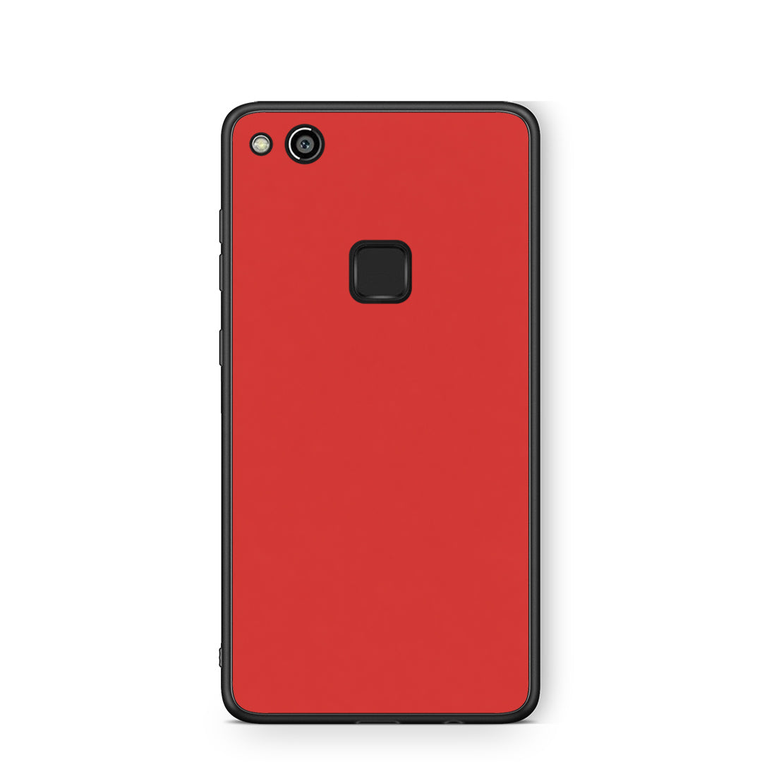 Θήκη Huawei P10 Lite Poppy Red από τη Smartfits με σχέδιο στο πίσω μέρος και μαύρο περίβλημα | Huawei P10 Lite Poppy Red case with colorful back and black bezels
